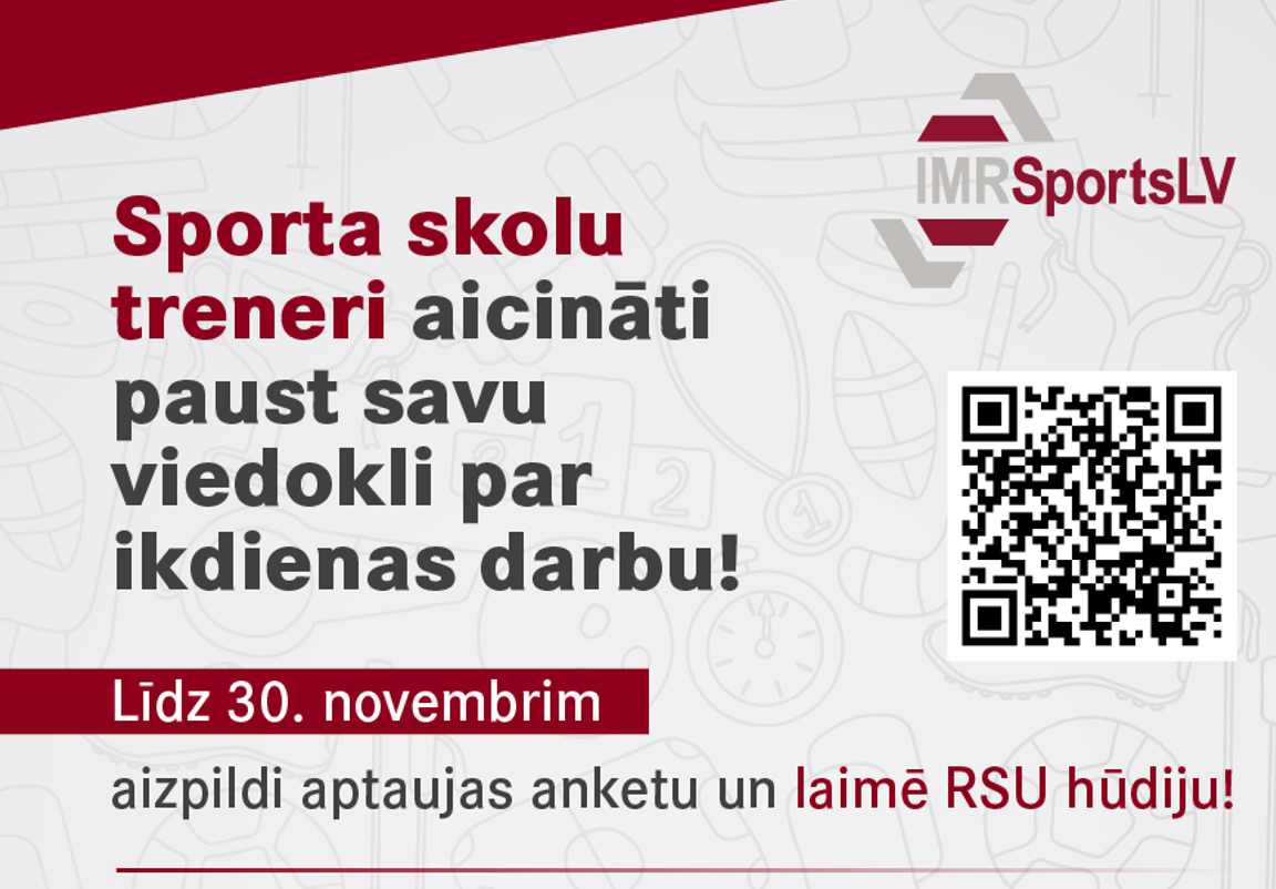 Olimpietis Mārtiņš Pļaviņš un RSU pētnieki aicina trenerus piedalīties aptaujā par datu izmantošanu treniņu procesā