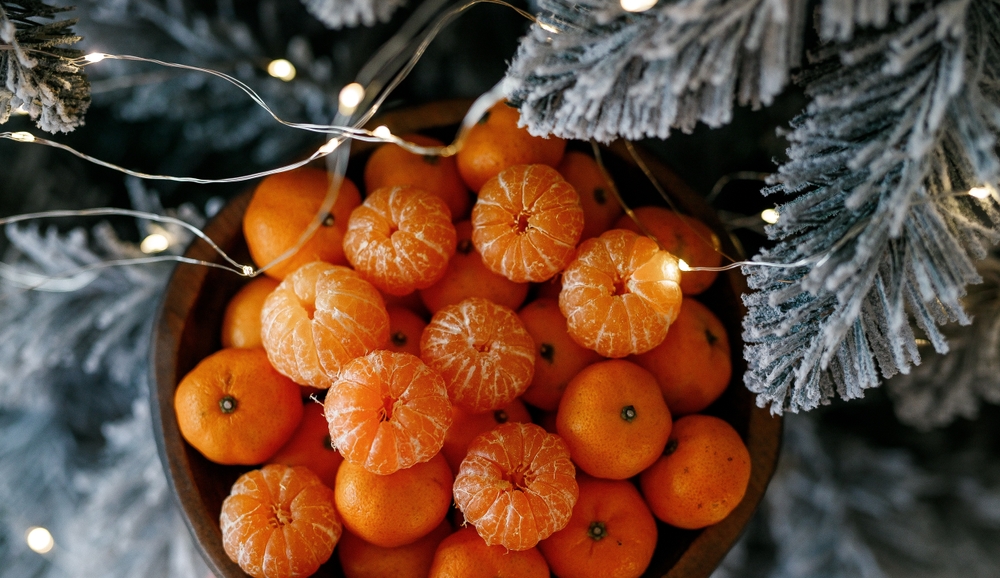 Svētkiem ir mandarīnu garša
