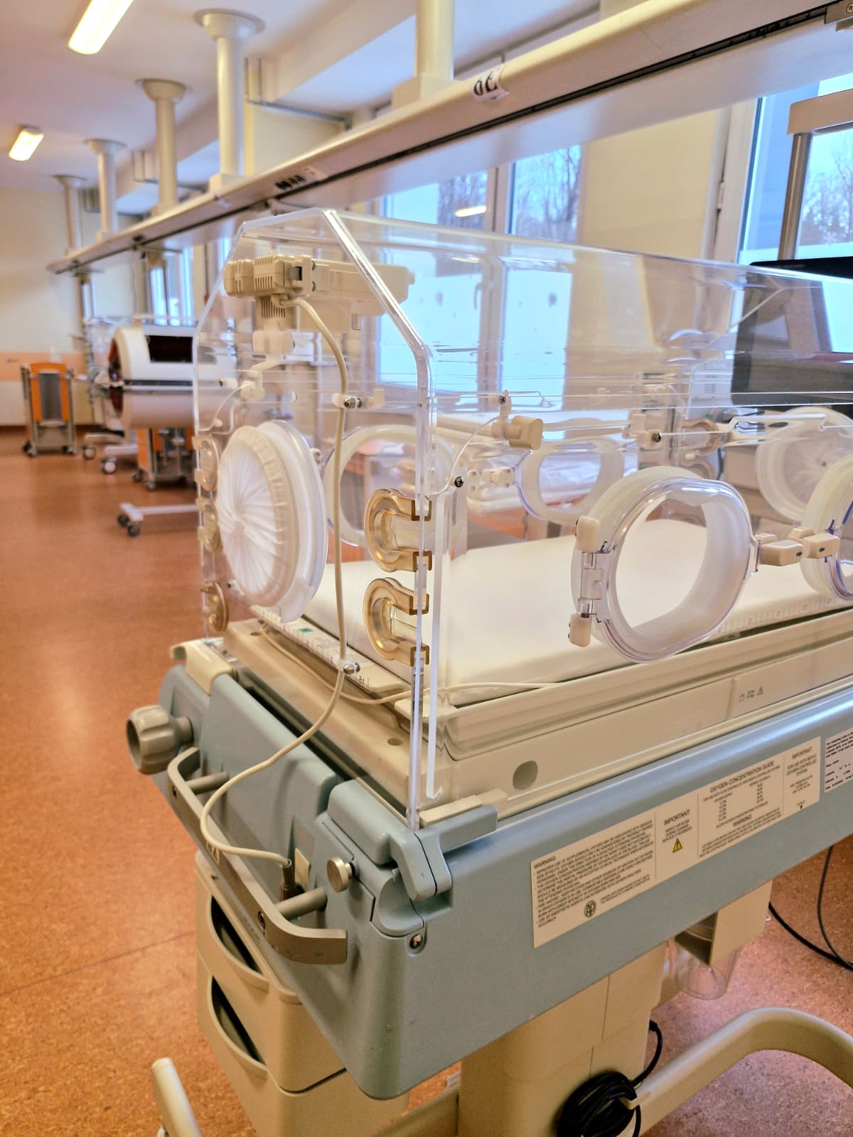 Bērnu slimnīcas Jaundzimušo intensīvās terapijas nodaļa pārceļas uz pagaidu telpām